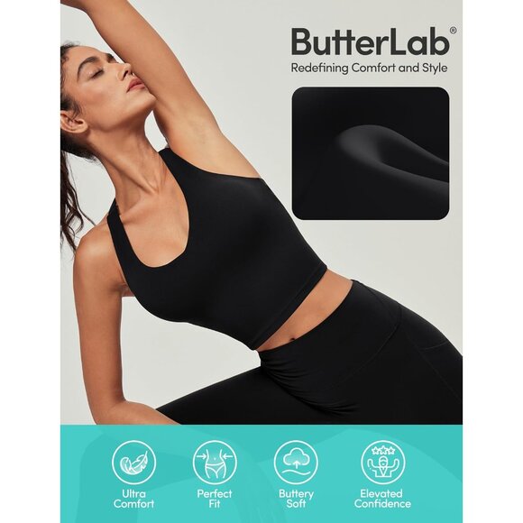 Workout Tank Top Women Nylon Lycra Adjustable Y-Back V-Neck Crop - Picture 4 of 6